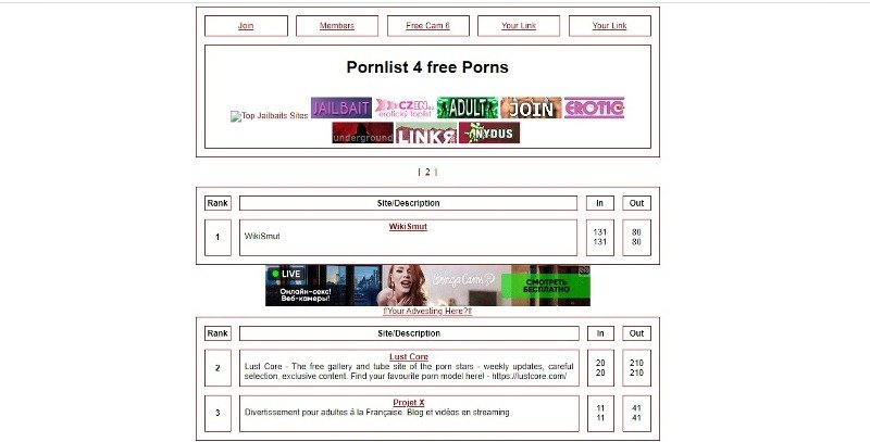 Pornlist 4 free Porns